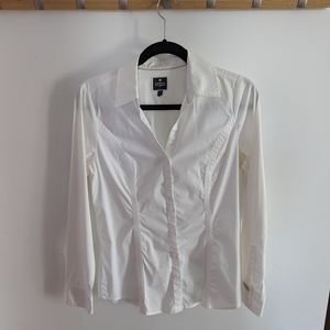 COPY - Women's White button down Essential shirt by express